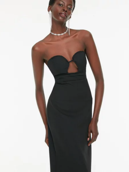 Rochie de seară Trendyol negru