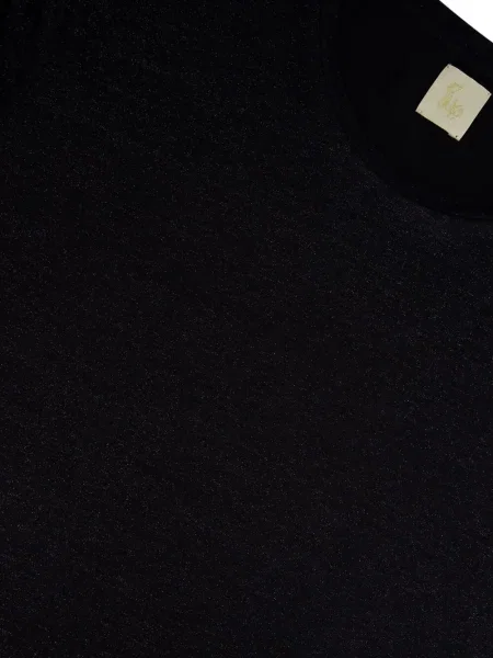 Bluză Paula cu decolteu rotund negru