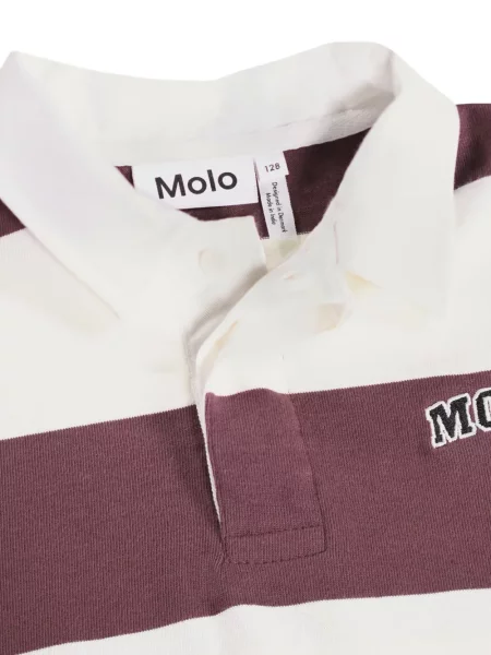 Koszulka polo dziecięca Molo fioletowa