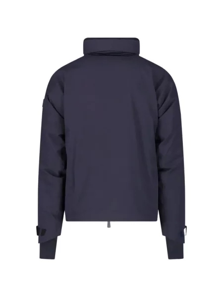 Geacă de schi Moncler Grenoble cu glugă albastru