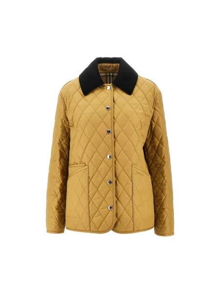 Kurtka puchowa Burberry żółta