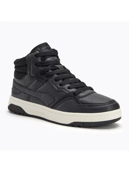 Buty KangaROOS K-Draft Tony Mid jet black/cool beige czarne