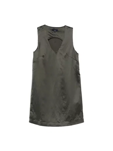 Lniany top Soeur zielony