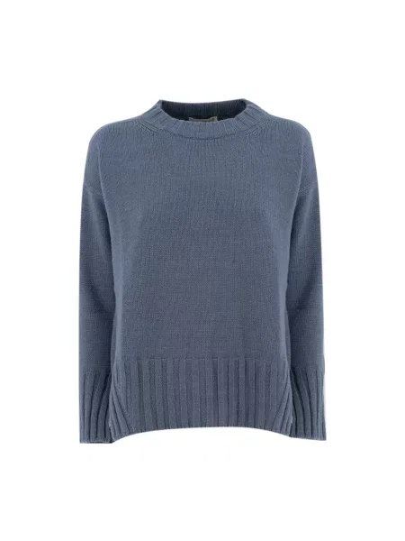 Jedwabny sweter Le Tricot Perugia szary