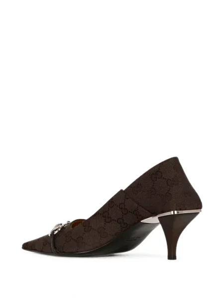 Pantofi cu toc Gucci maro