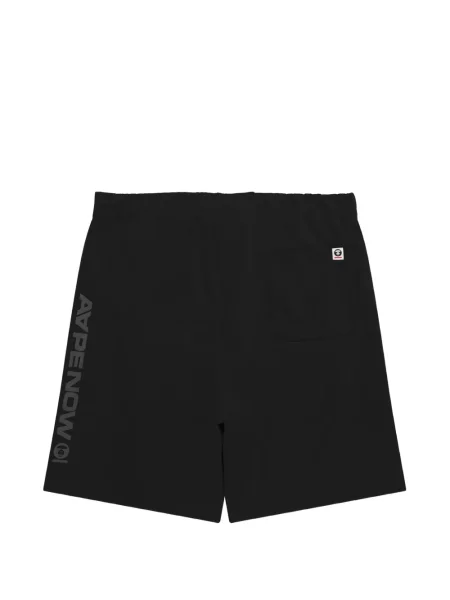 Шорти Aape By *a Bathing Ape® с автограф черно