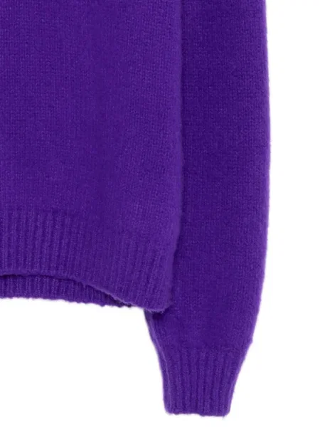 Pulover Tom Ford din cașmir cu decolteu rotund violet