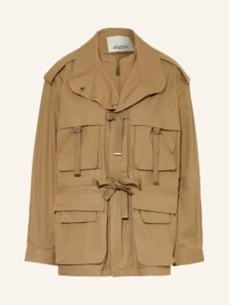 Isabel Marant Polní Bunda Beriza khaki