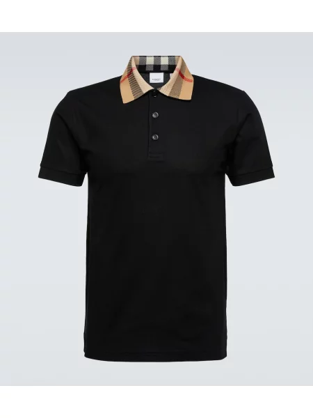 Polo Prada z perełkami skórzane czarne | Shopsy
