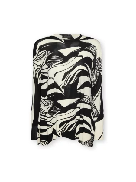 Sweter Elena Miro' z nadrukiem czarny