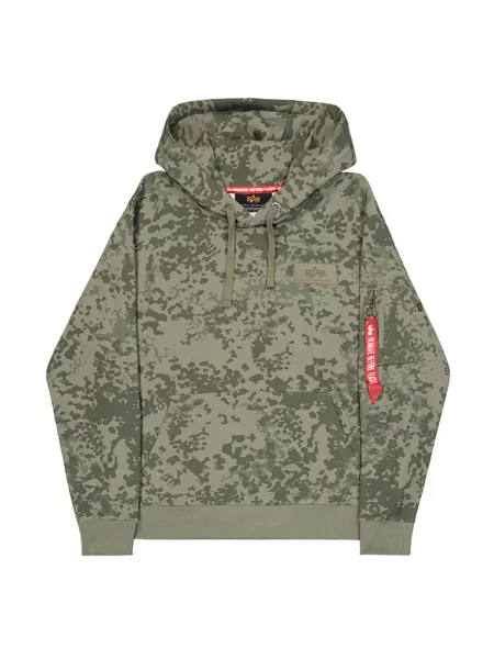 ALPHA INDUSTRIES Mikina khaki / olivová černá
