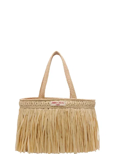 Torba plażowa Jimmy Choo z frędzli