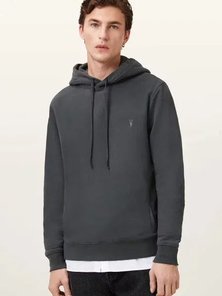 AllSaints hanorac cu glugă RAVEN OTH HOODY gri