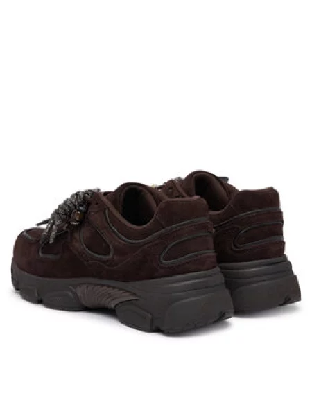 Guess IRRINA sneakers dámske semišové hnedá