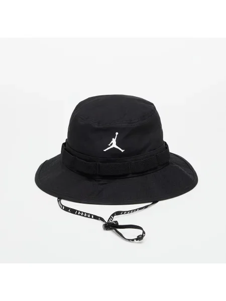 Kapelusz Jordan Apex Bucket Hat Black/ White L biały
