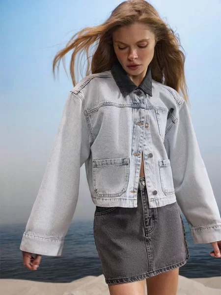 Джинсова куртка FASHIONISTA блакитний