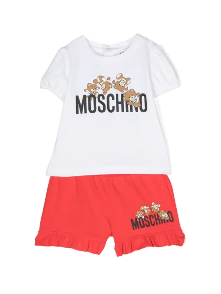 Szorty dziecięce Moschino czerwone