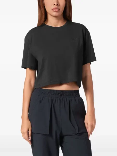 Тениска Plein Sport изрязани черно