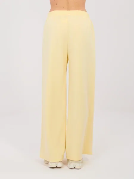 Pantaloni Rue Paris cu dungi galben