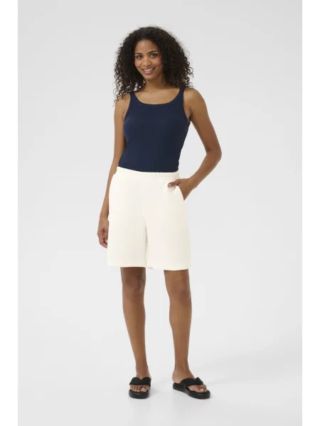 Kaffe Pantaloni KAAnika natural alb