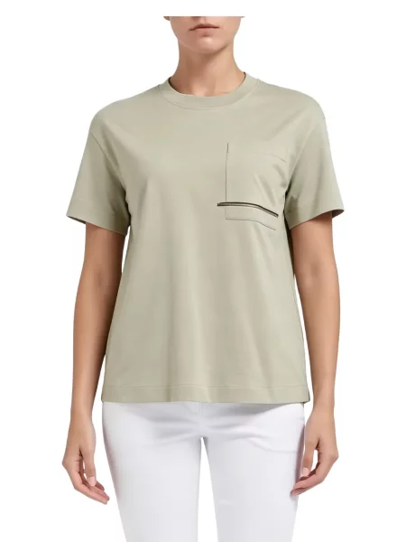 Tricou Brunello Cucinelli verde