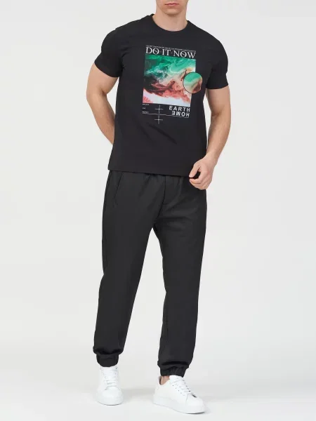 Футболка Bikkembergs чорна