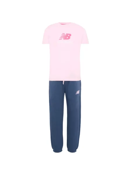 Komplet dresowy dziecięcy New Balance różowy