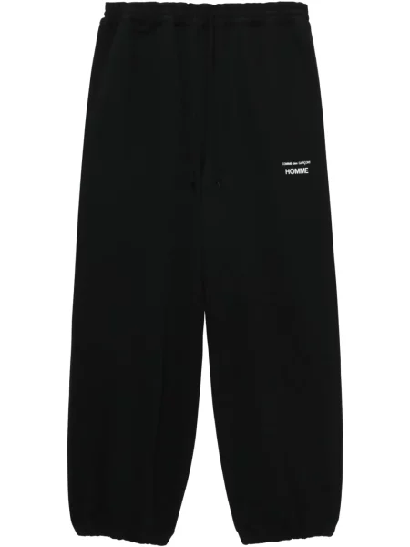 Pantaloni de jogging Comme Des Garçons Homme cu autograf negru