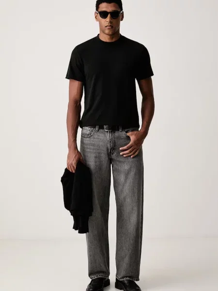 Lacoste tricou pentru bărbați cu negru