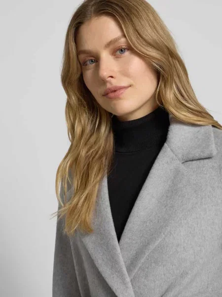 Płaszcz o kroju loose fit z dodatkiem wełny Christian Berg Woman Selection