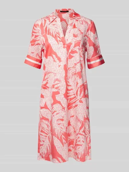 Comma Letnia sukienka Kobiety wyrazisty róż wzorzysty 34