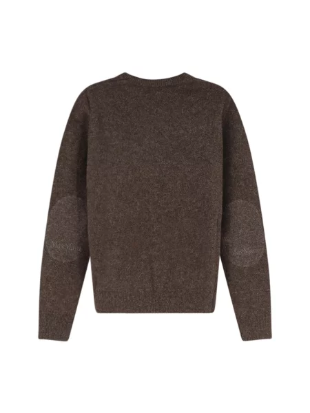 Sweter Max Mara wełniany brązowy