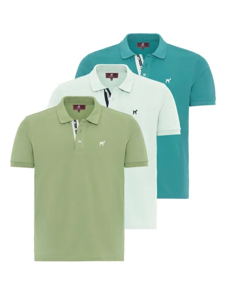 Williot Póló Rovigo türkiz pasztellzöld zöld