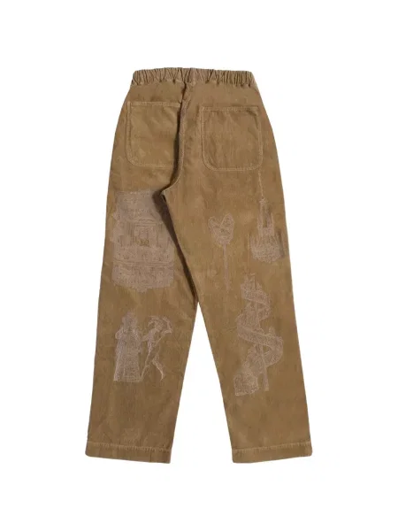 Pantaloni Samuel Zelig de catifea cord maro