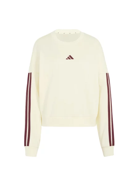 ADIDAS SPORTSWEAR Hanorac sport Essentials deschis / roșu vin bej