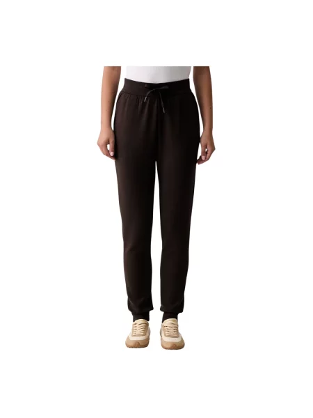 Spodnie dresowe Armani Exchange brązowe