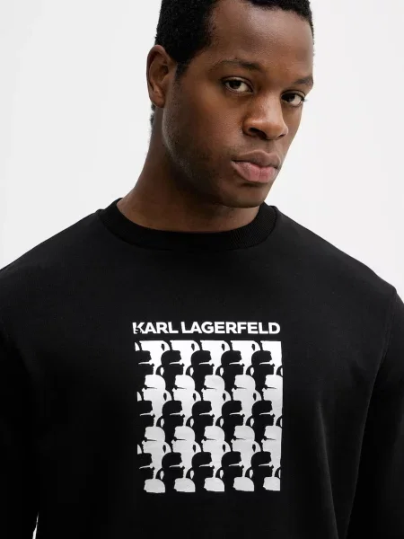 Кофта Karl Lagerfeld з принтом чорний