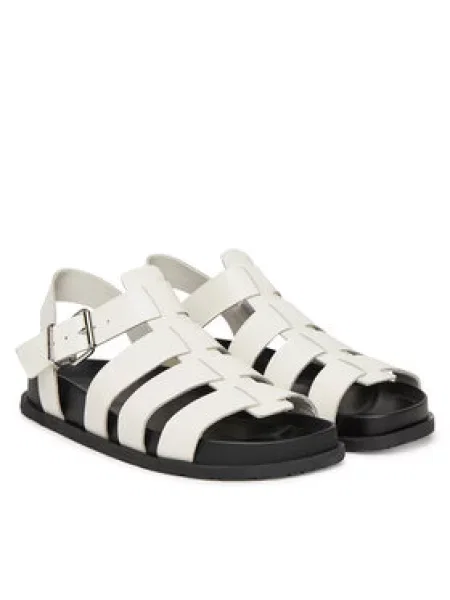 Tommy Jeans Sandály Tjw Fisherman Patent Sandal bílá