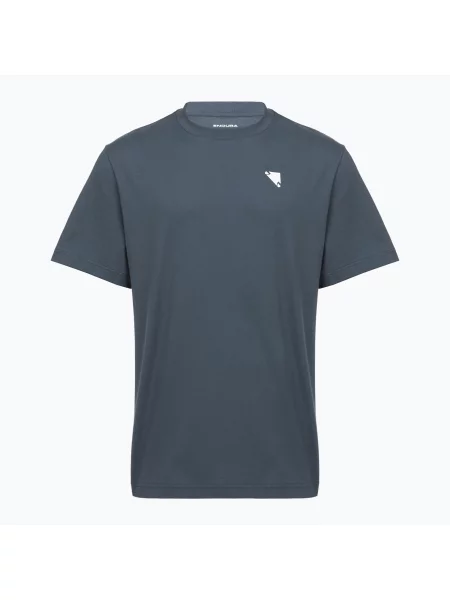 Футболка велосипедна Endura Icon Logo Graphic Tee carbon grey сіра