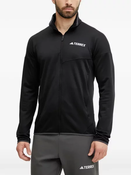 Pantaloni scurți Adidas alergare cu decolteu rotund plasă negru