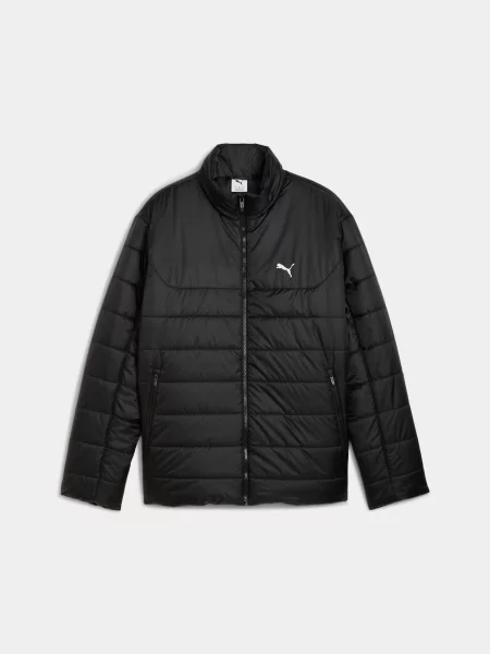 Демісезонна куртка PUMA Ess Padded Jacket комбінований верх чорний