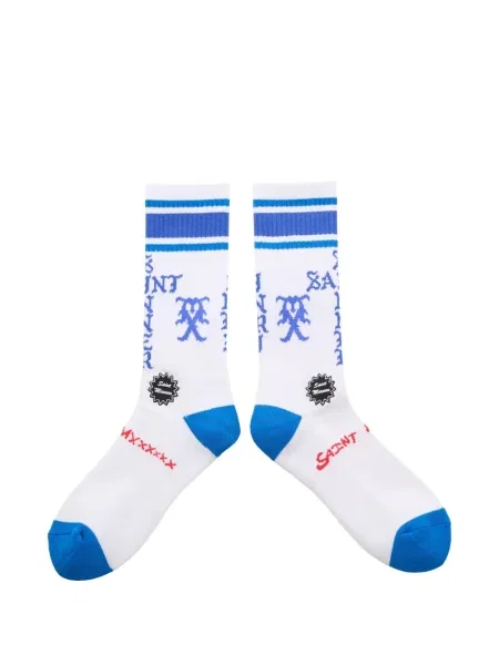 Prugaste čarape Saint Mxxxxxx bijela