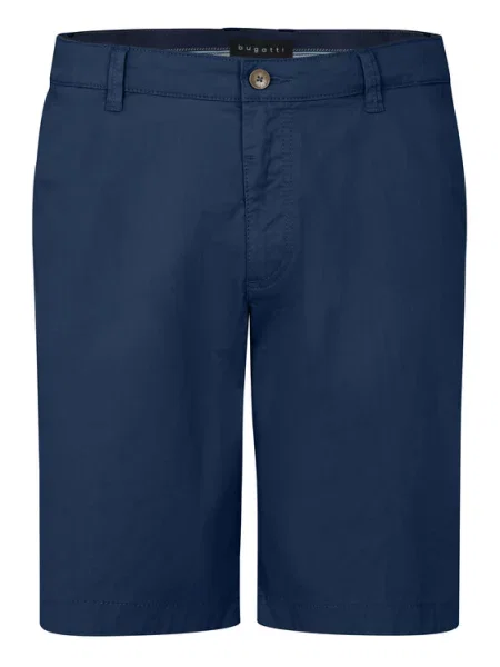 Šortky z materiálu Bugatti modré
