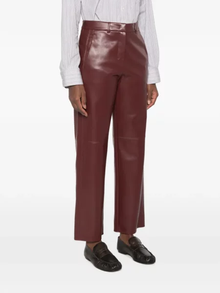Cu centură pantaloni 's Max Mara roșu