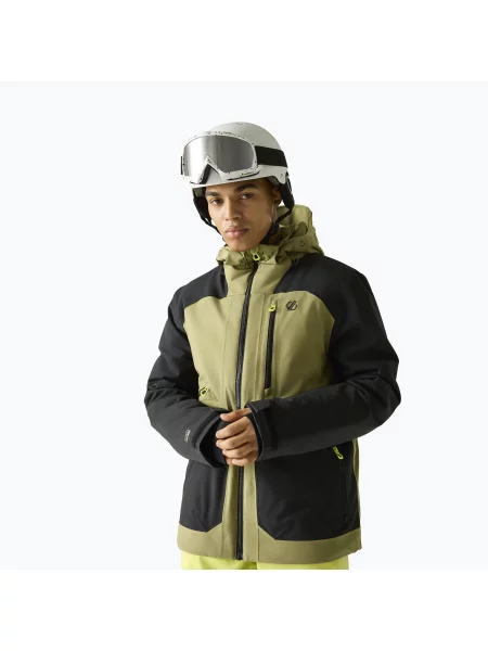 Geacă de schi pentru bărbați Baseplate IV Jacket black/martini olive negru