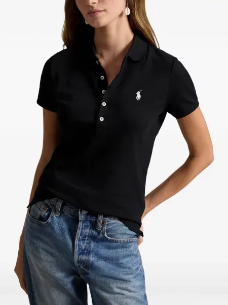 Τέντωμα καρό κιλότα Polo Ralph Lauren με κέντημα πράσινο