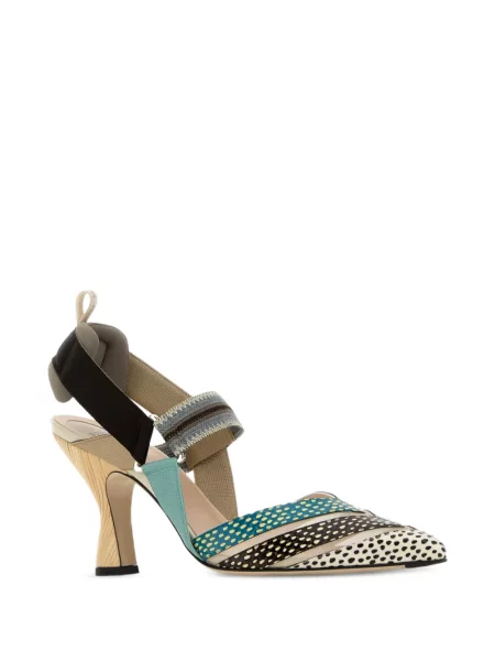 Cropp pantofi cu toc Fendi cu bretele
