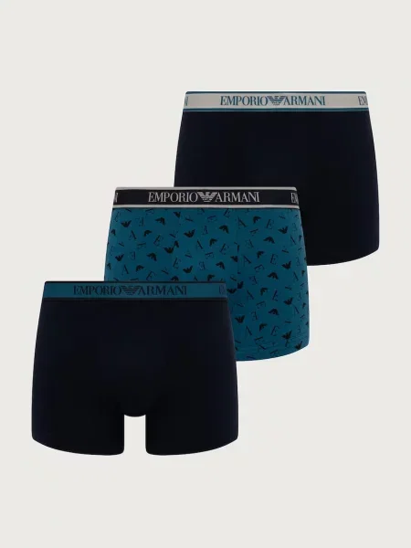 Emporio Armani Underwear boxerky pánske s bavlnou modrá