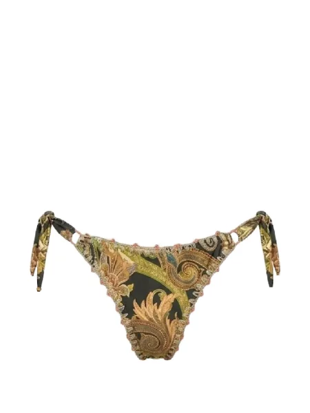 Bikini Del Maar cu imagine cu model paisley verde