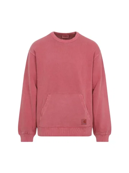 Carhartt WIP Torion Sweat Mężczyźni Bluzy i bluzy z kapturem Carhartt WIP Size: S różowy